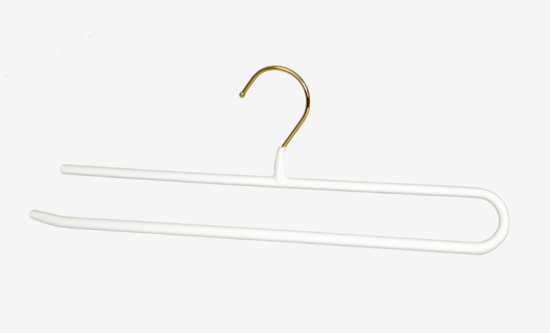 Hosenbügel KH D mit goldfarbenem Haken